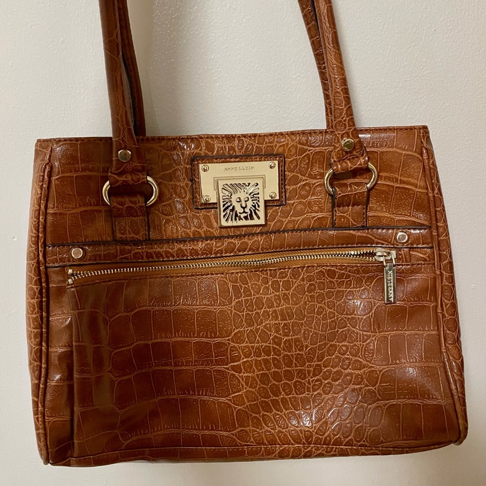 Ann Klein Brown Shoulder Bag